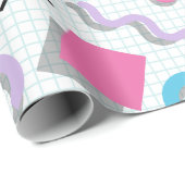 Memphis Shapes Geschenkpapier (Rolleneckpunkt)