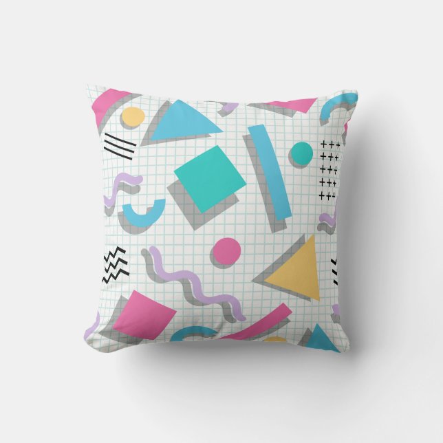 Memphis Shapes Kissen (Vorderseite)