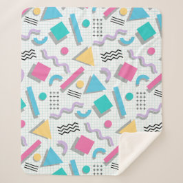 Memphis Shapes Sherpadecke