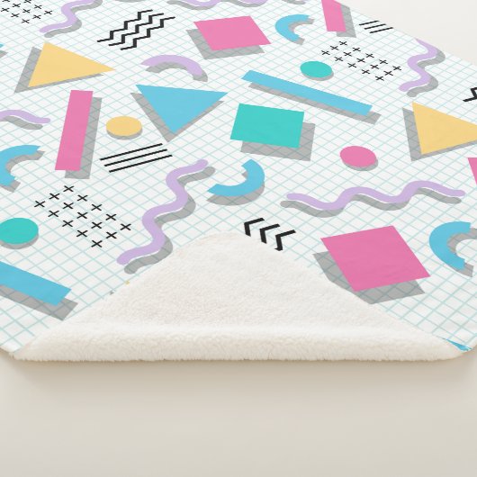 Memphis Shapes Sherpadecke (3/4)