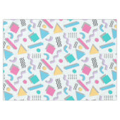 Memphis Shapes Tischdecke (Vorderseite (Horizontal))