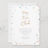 Memphis Silvester-Party Einladung (Vorderseite)