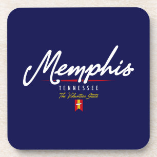 Memphis-Skript Getränkeuntersetzer