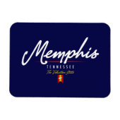 Memphis-Skript Magnet (Horizontal)