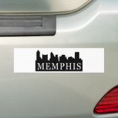 Memphis-Skyline Autoaufkleber (Auf Auto)