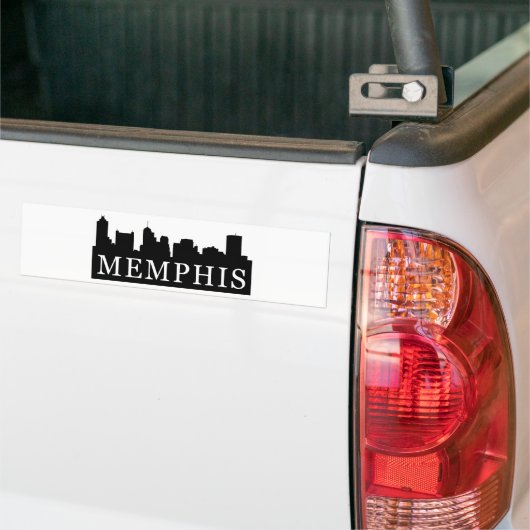 Memphis-Skyline Autoaufkleber (Auf Lkw)