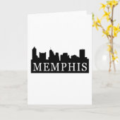 Memphis-Skyline Karte (Gelbe Blume)