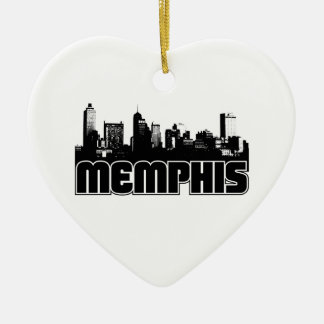 Memphis-Skyline Keramikornament