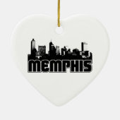 Memphis-Skyline Keramikornament (Hinten)