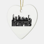 Memphis-Skyline Keramikornament (Links)