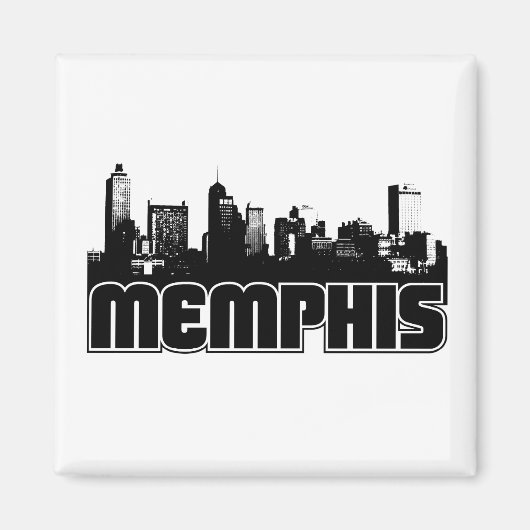 Memphis Skyline Magnet (Vorne)