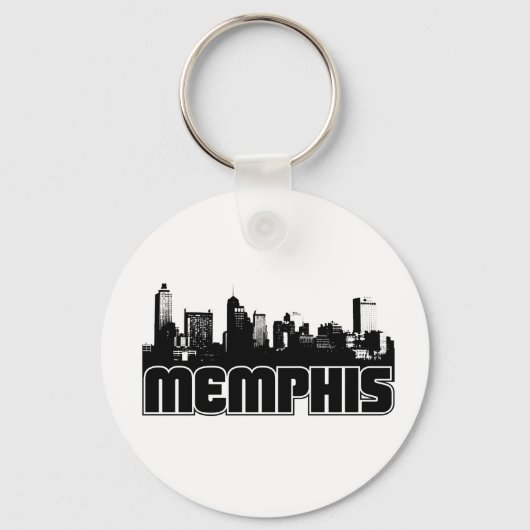 Memphis Skyline Schlüsselanhänger (Vorderseite)