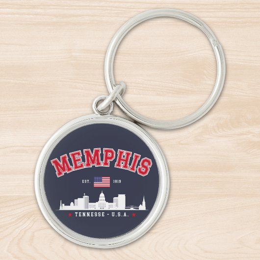 Memphis Skyline – Southern Pride" Schlüsselanhänger