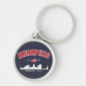 Memphis Skyline – Southern Pride" Schlüsselanhänger (Vorne)
