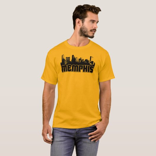 Memphis-Skyline T-Shirt (Vorne ganz)