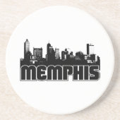 Memphis-Skyline Untersetzer (Vorne)
