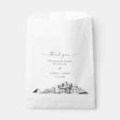 Memphis Skyline Wedding Vielen Dank für Ihre Unter Geschenktütchen (Vorderseite)