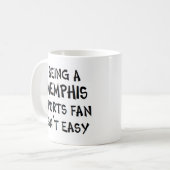 Memphis-Sportfan, der ist Kaffeetasse (Vorderseite Links)
