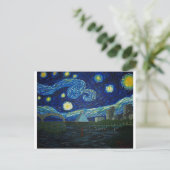 "Memphis Starry Night" von Jack Lepper Postkarte (Stehend Vorderseite)
