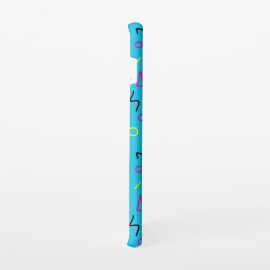 Memphis Stil der 1980er Jahre Bright Blue Pink Yel Samsung Galaxy Hülle (Rechte Seite)