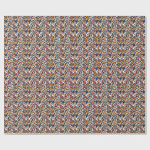 Memphis-Stil geometrische Formen und Linien Muster Geschenkpapier