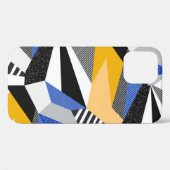 Memphis Style: Creative Geometric Collage. Case-Mate iPhone Hülle (Rückseite (Horizontal))