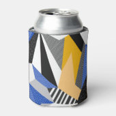 Memphis Style: Creative Geometric Collage. Dosenkühler (Kanne Vorderseite)