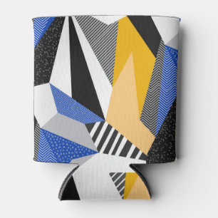 Memphis Style: Creative Geometric Collage. Dosenkühler
