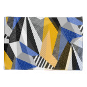 Memphis Style: Creative Geometric Collage. Kissenbezug (Rückseite)