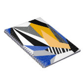 Memphis Style: Creative Geometric Collage. Notizblock (Rechte Seite)