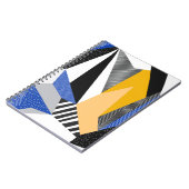Memphis Style: Creative Geometric Collage. Notizblock (Linke Seite)