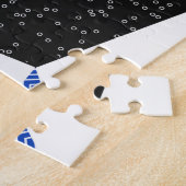 Memphis Style: Creative Geometric Collage. Puzzle (Seite)