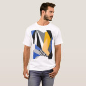 Memphis Style: Creative Geometric Collage. T-Shirt (Vorne ganz)