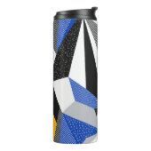 Memphis Style: Creative Geometric Collage. Thermosbecher (Nach links gedreht)