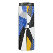 Memphis Style: Creative Geometric Collage. Thermosbecher (Rückseite)