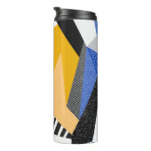 Memphis Style: Creative Geometric Collage. Thermosbecher (Nach rechts gedreht)