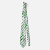 Memphis Style Geometric Pattern 110719 - Green Krawatte (Vorderseite)
