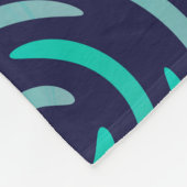 Memphis Style Geometric Shapes Fleecedecke (Ecke)