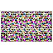 Memphis Style Licorice Allsorts-Muster Stoff (Fat Quarter (45,7 x 55,9 cm))