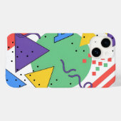 Memphis Style Phone Case Dopamin Dekor Fette Geome (Rückseite (Horizontal))