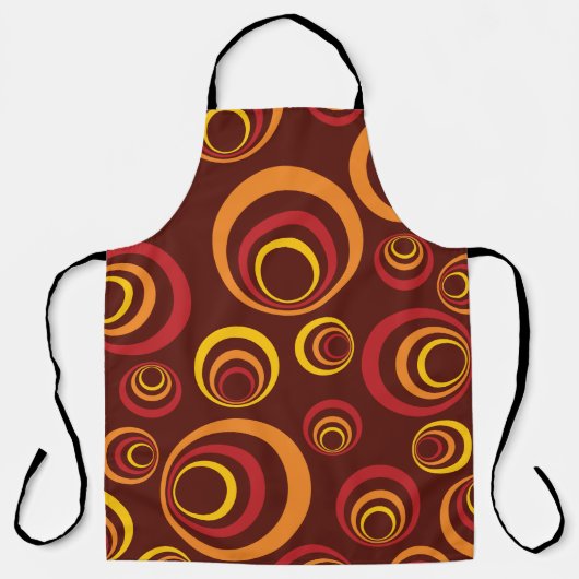 Memphis style. Retro patroon, pop art achtergrond. Schürze (Vorderseite)