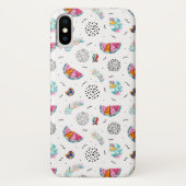 Memphis Style Tropical Summer Patches Case-Mate iPhone Hülle (Rückseite)
