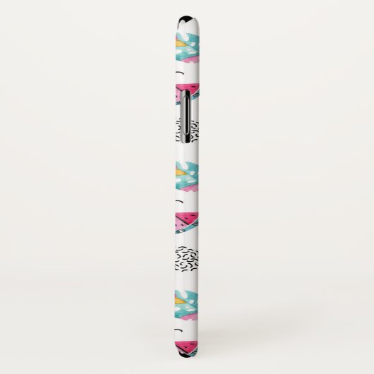 Memphis Style Tropical Summer Patches Case-Mate iPhone Hülle (Hinten/Rechts)