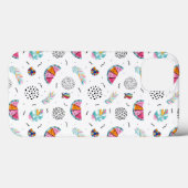 Memphis Style Tropical Summer Pattern Case-Mate iPhone Hülle (Rückseite (Horizontal))