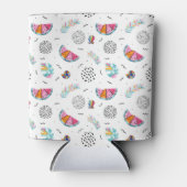 Memphis Style Tropical Summer Pattern Dosenkühler (Vorderseite)
