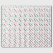 Memphis Style Tropical Summer Pattern Geschenkpapier (Flach)