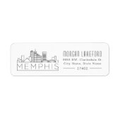 Memphis Stylized Skyline | (Vorne)