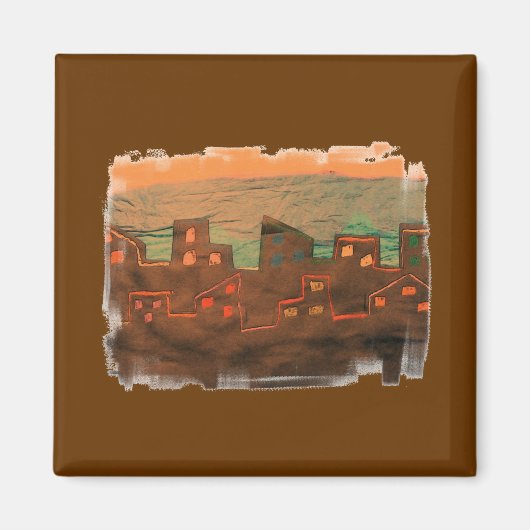 Memphis Sunrise Magnet (Vorne)
