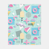 Memphis Sweet Candies Fleecedecke (Vorderseite)