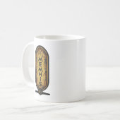 Memphis, Tennessee - alte ägyptische Hommage Kaffeetasse (Vorderseite Links)